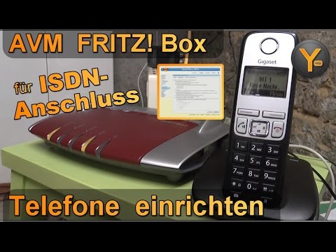 FRITZ! Box 7490: Einrichtung eines Telefons (z.B.Gigaset) am ISDN-Anschluss