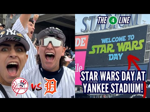 Star Wars Day at Yankee Stadium was FUN!!!! | The 4 Line STADIUM VLOGS ⚾️ | 5/4/24 |