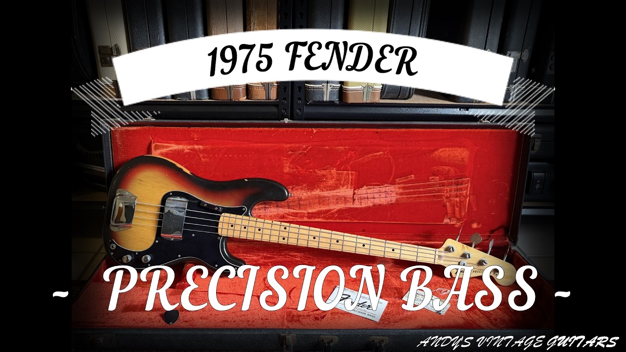 1976 FENDER PRECISION BASS - Andy's Vintage Guitars - YouTube