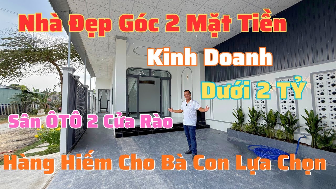 Nhà Đẹp Chữ L Góc 2 MẶT TIỀN Đường - Thuận Tiện Kinh Doanh - Gần Tòa Thánh  | Nhà Đất Tây Ninh 1514N