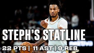 STEPH'S DOUBLE-DOUBLE VS THE CAVS!