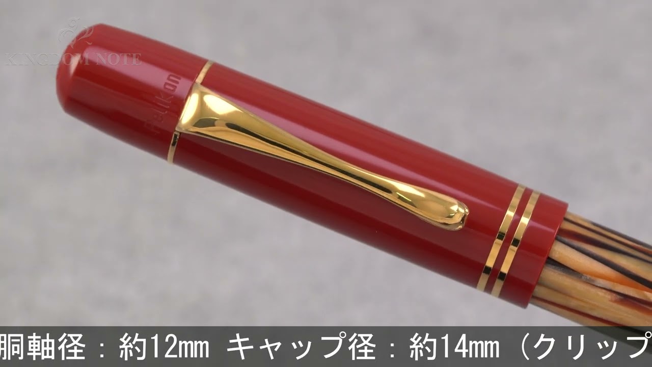 ペリカン万年筆 M101N トータスシェル レッド EF