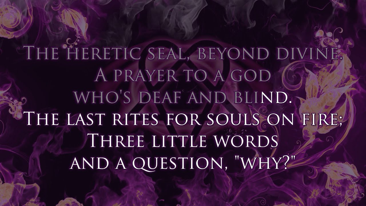 The Funeral of Hearts HIM Karaoke Instrumental (w/ Lyrics) YouTube