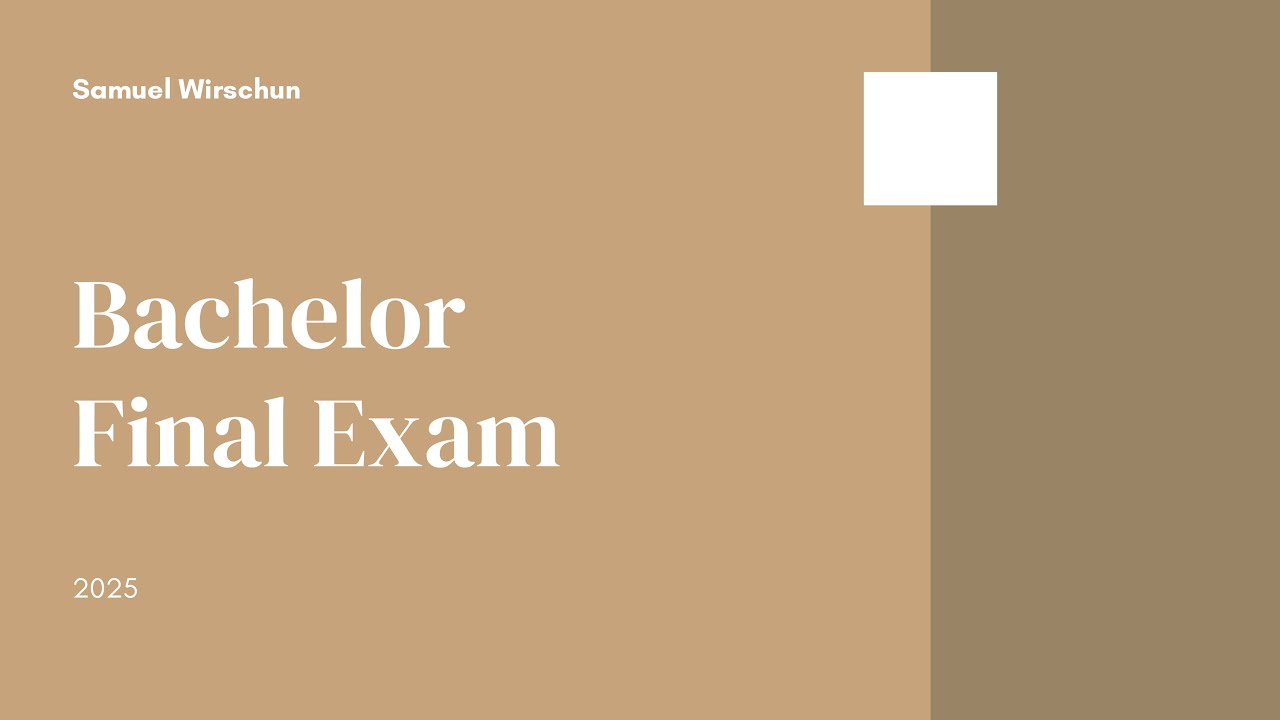 Bachelor Final Exam