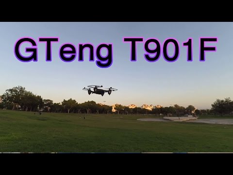 רחפן GTeng T901F - טיסה וחול במנועים