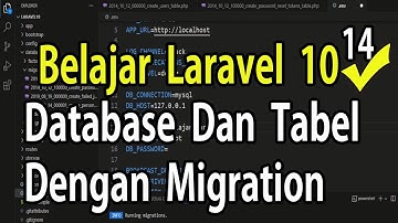 Belajar Laravel 10 Membuat Database Dan Tabel Dengan Migration