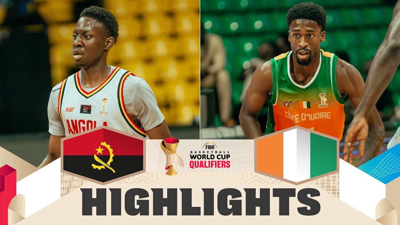 Angola 🇦🇴 v Côte d'Ivoire 🇨🇮 | Highlights | FIBA Basketball World Cup 2027 African Qualifiers