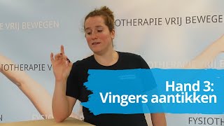 Hand 3 Vingers Aantikken