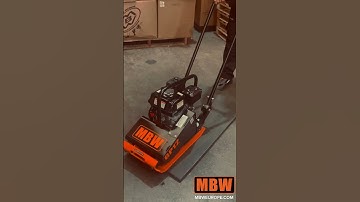 MBW Europe GP12 Plate Compactor Cruising in Style and Speed 😎 #concrete #compaction #shorts #youtube