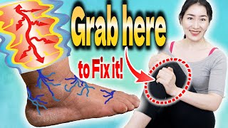 Grabbing Here 1 minute Before Bed, Removes Swelling & Prevent Varicose Veins and Slim Legs