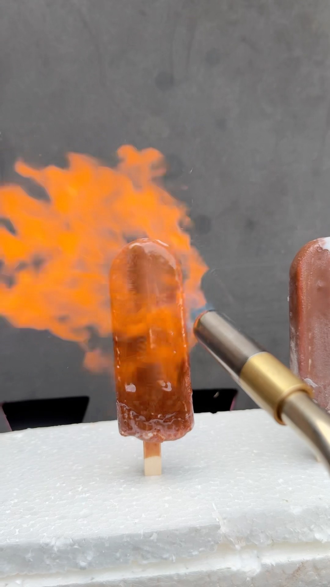 Fire vs. Popsicle? #shorts