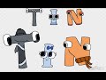 T, I, and N from Mike's Alphabet Lore | Speedpaint