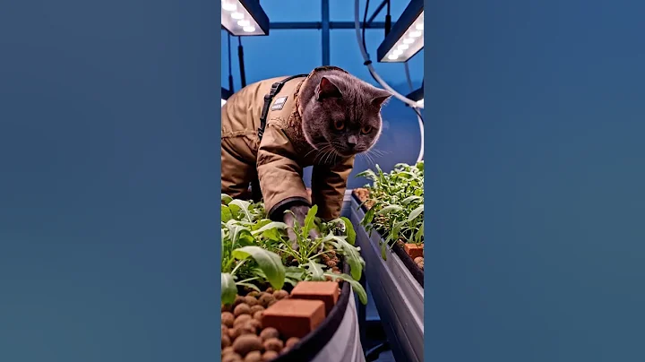 Video 11737891: chartreux cat, cat garden, wild cat
