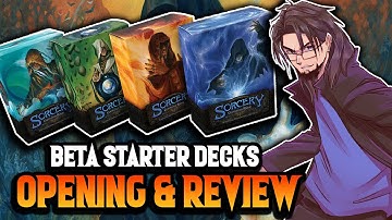 Sorcery Contested Realm Beta Starter Decks Opening and Review!