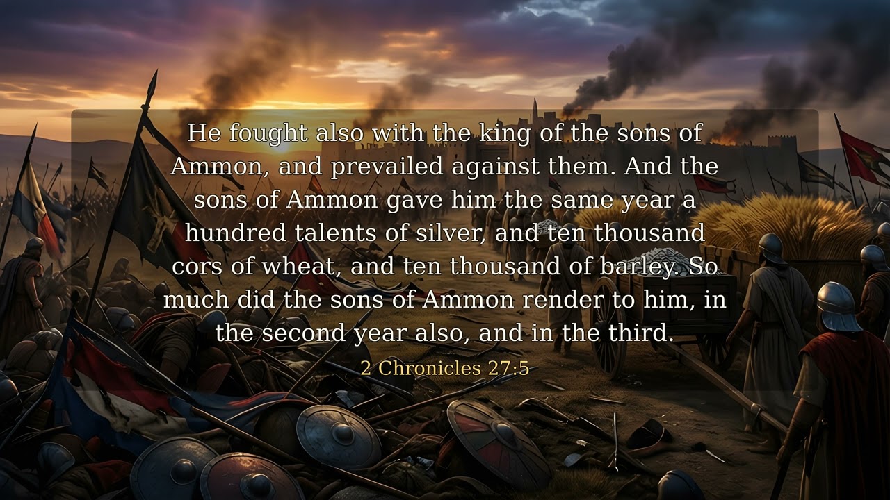2 Chronicles Chapter 27 - UPDV Bible in 4K