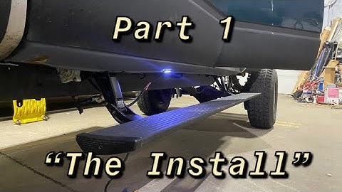 Installing Amp Research Power Steps on 88-98 OBS GM trucks  Part 1