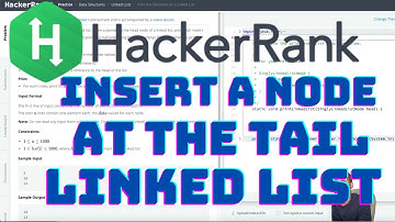 Insert a Node at the Tail of a Linked List | HackerRank
