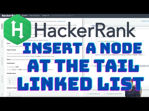 Insert a Node at the Tail of a Linked List | HackerRank