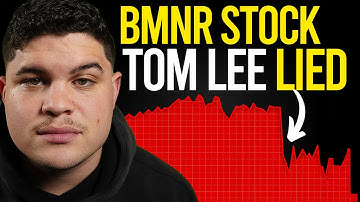 Tom Lee is LYING, The TRUTH about BMNR Stock Crashing...