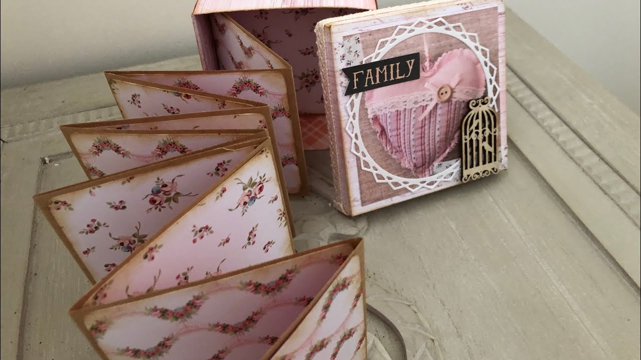 TUTO MINI ALBUM DANS SA BOITE 100% ACTION