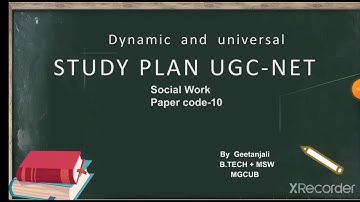 Study plan for NTA UGC-NET/JRF.  Golden tips for Social Work students#socialwork #ugcnet