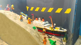 LEGO-Titanic: Can the LEGO-Men Survive the Flood? Lego Dam Breach Experiment