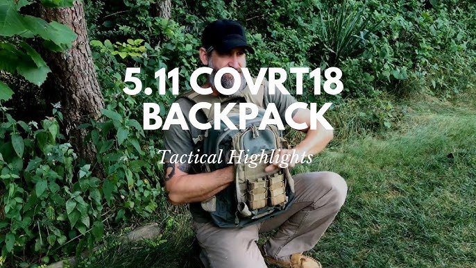  5.11 Tactical COVRT18 2.0 Tactical & Everyday 32L Backpack –  TSA Laptop Friendly, CCW & Hydration Ready, Black, Style 56634 : Sports &  Outdoors