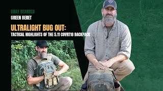 Tactical Highlights of the 5.11 Covrt18 Backpack for Bug Out Bags