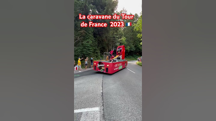La caravane du Tour de France 2023. La machine à café roulante.
