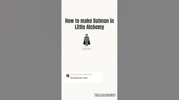 Batman in Little Alchemy! 🦇🌃 #shorts