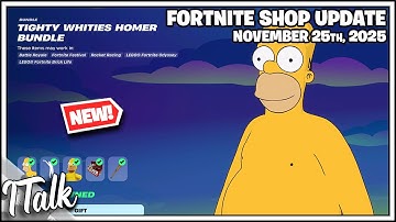 Fortnite Shop HATSUNE MIKU & TIGHTY WHITIES HOMER! [November 25th, 2025] (Fortnite Chapter 6)