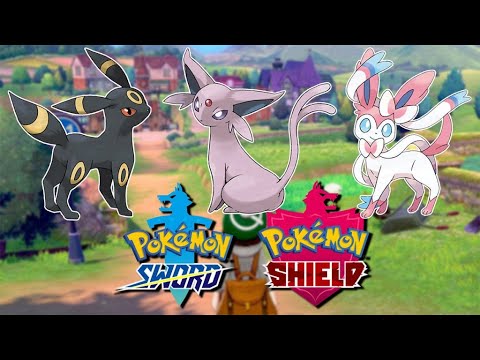 Como obter Sylveon Espeon e Umbreon Em Pokemon espada e protetor