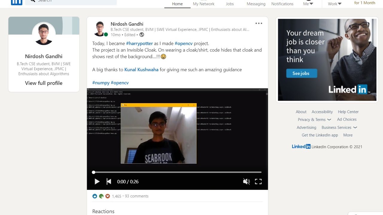 Invisible Cloak - OpenCV, Python | Computer Vision, Algorithm