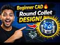 Round collet cad design tutorial for beginners in bangla jewellery cad step by step