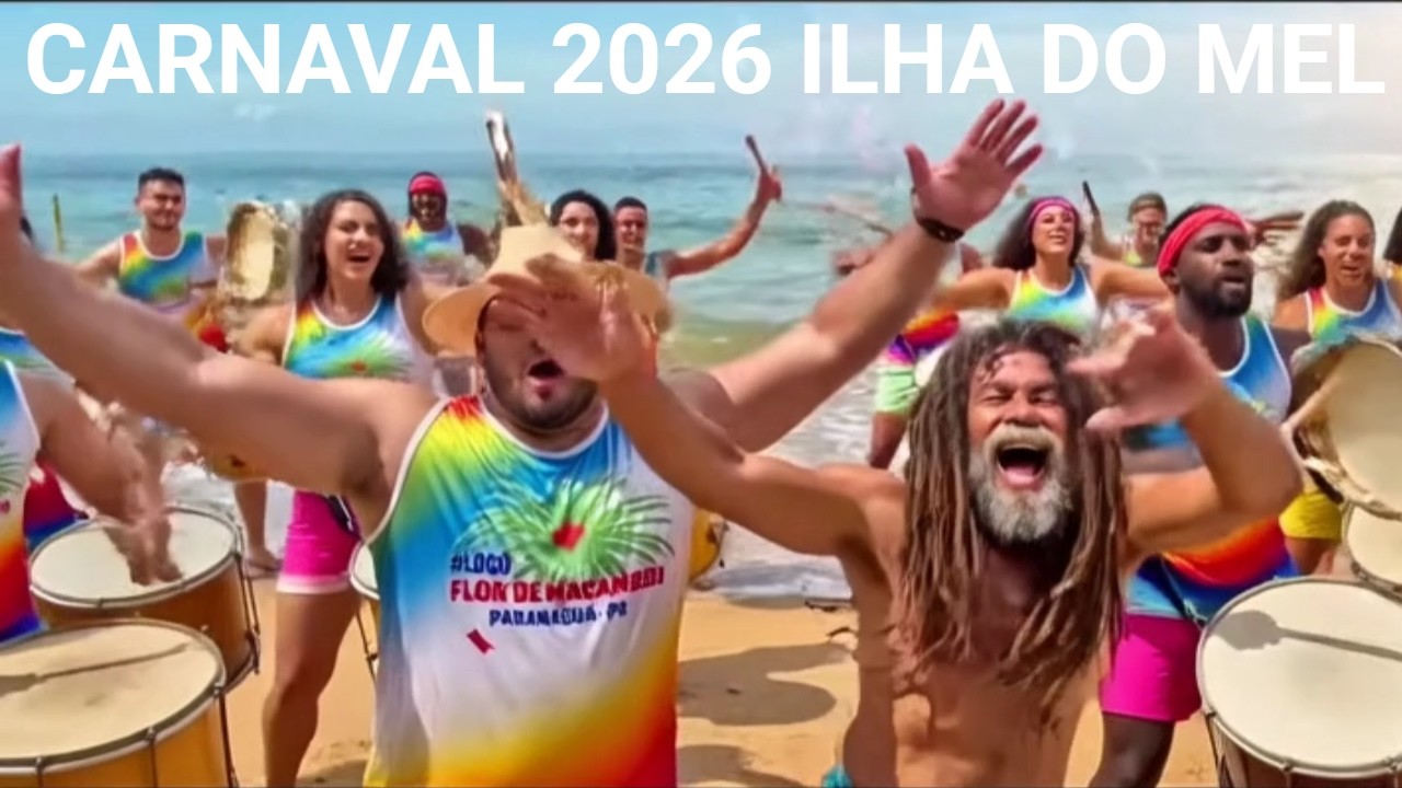 CARNAVAL 2026 NA ILHA DO MEL, Encantadas, bloco Macambira @Ilha do Mel Tudinho