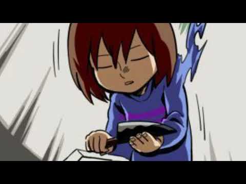 Frisk Finds Chara's Knife! Undertale Comic Dub!