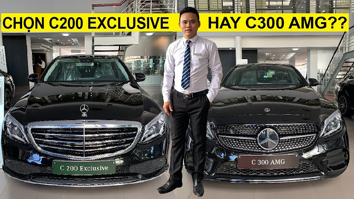 So sánh c200 c200 exclusive c300 amg