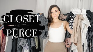 Huge Closet Declutter Trying On Everything In My Closet