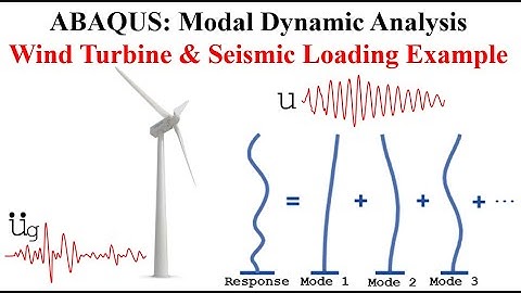 #29 ABAQUS Tutorial: Modal dynamic analysis | Wind Turbine Example