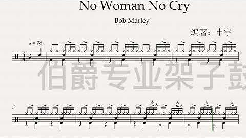 No Woman, No Cry Drums version - Drums performance video thumbnail
