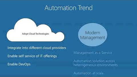 Microsoft Ignite New Zealand 2015 Roadmap for System Center Orchestrator, Service Management Automat