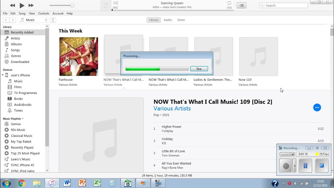 How to merge two albums/discs in iTunes YouTube