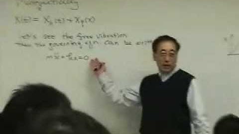 [Lecture 2-3: Introduction to Vibration] Mechanical Vibration by Prof. Yang-Hann Kim at KAIST