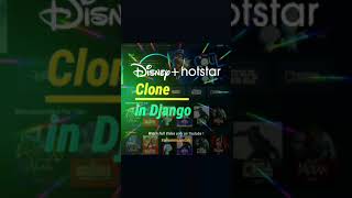 Disney+ Hotstar Clone In Django