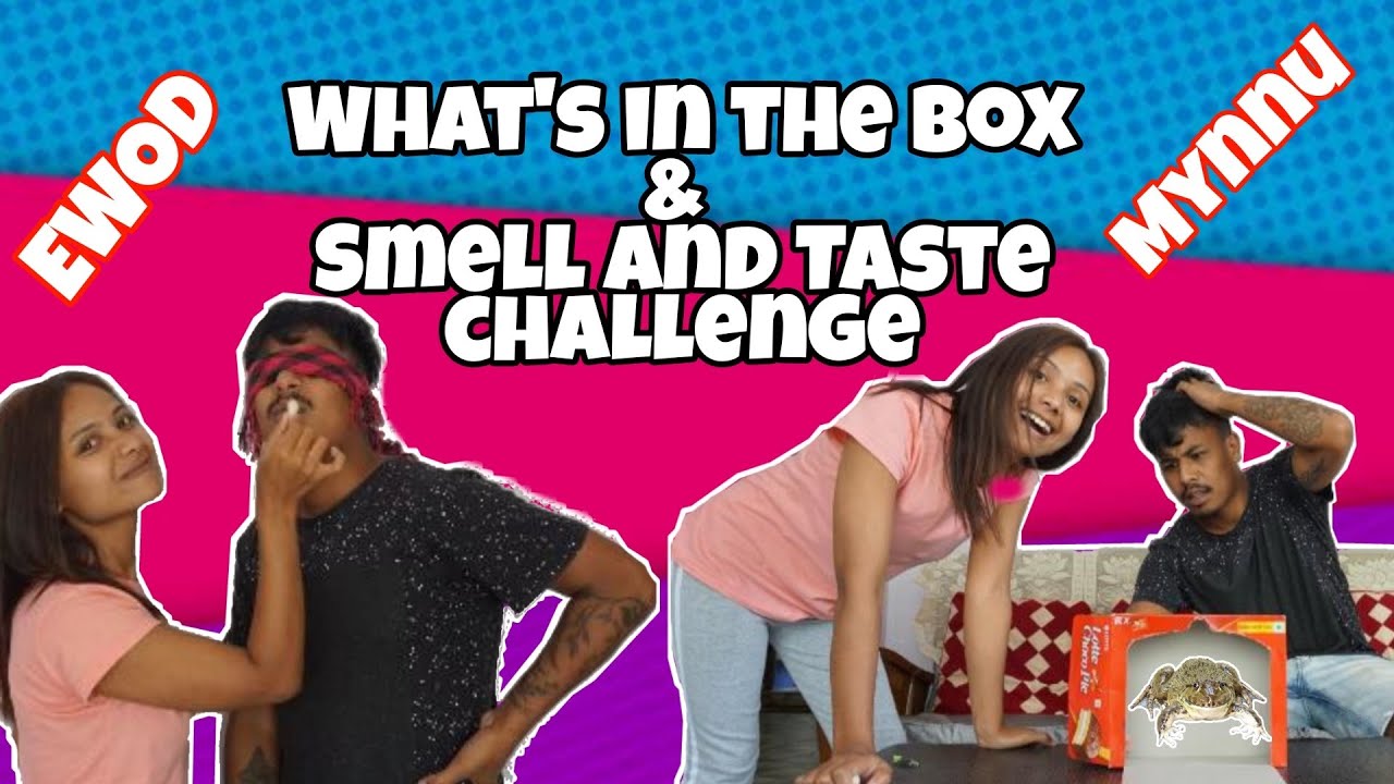SMELL OR TASTE IT! & WHAT'S IN THE BOX Challenges!! +(PRANK) |EWOD&MYNNU|