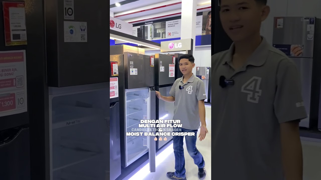 Kulkas LG 2 Pintu dengan teknologi Inverter Linear Compressor  