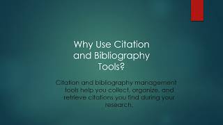 Intellectuals Den A Guide To The Best Citation And Bibliography Tools