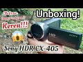 Handycam Sony HDR CX-405 Unboxing & Review Indonesia