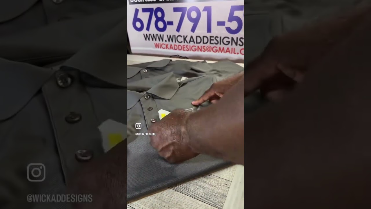 DTF + Polo = 🪄 Pressed it right. Custom Polos Never Looked So Good!