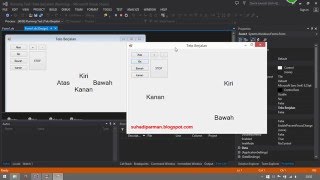 Cara membuat Teks Berjalan ms. Visual Stuido 2013 with Source Code